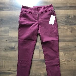Maroon Ivanka Trump Pants